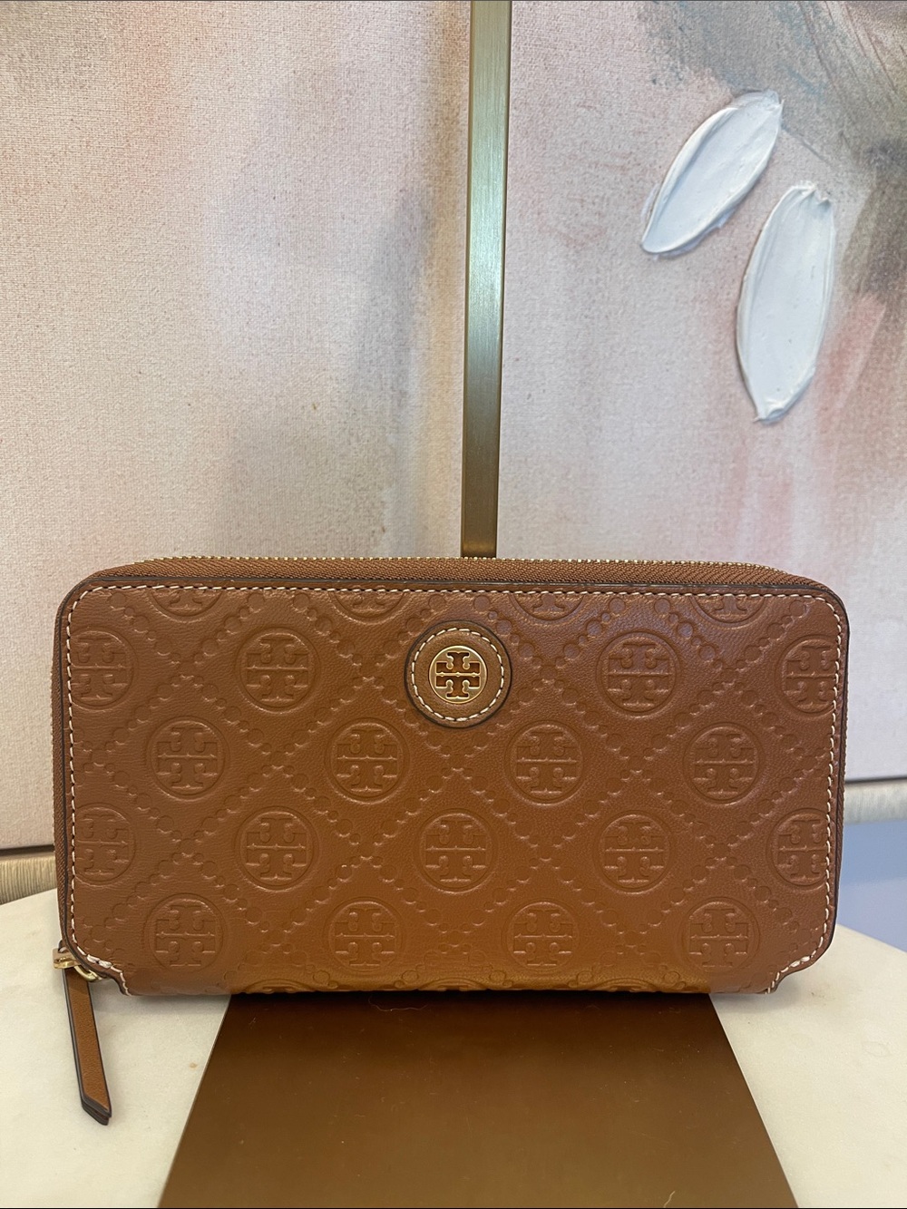 Tory Burch T Monogram Continental Wallet